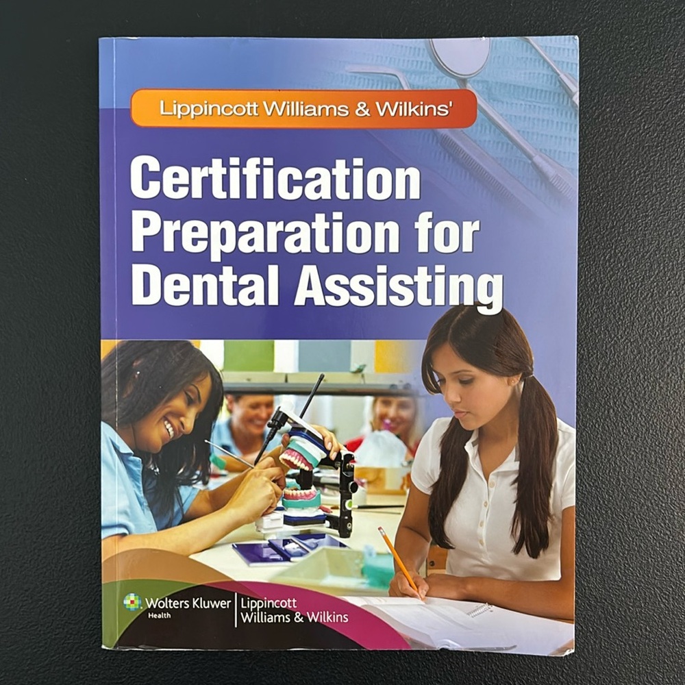 ' Certification Preparation for Dental Assisting - Blue and White